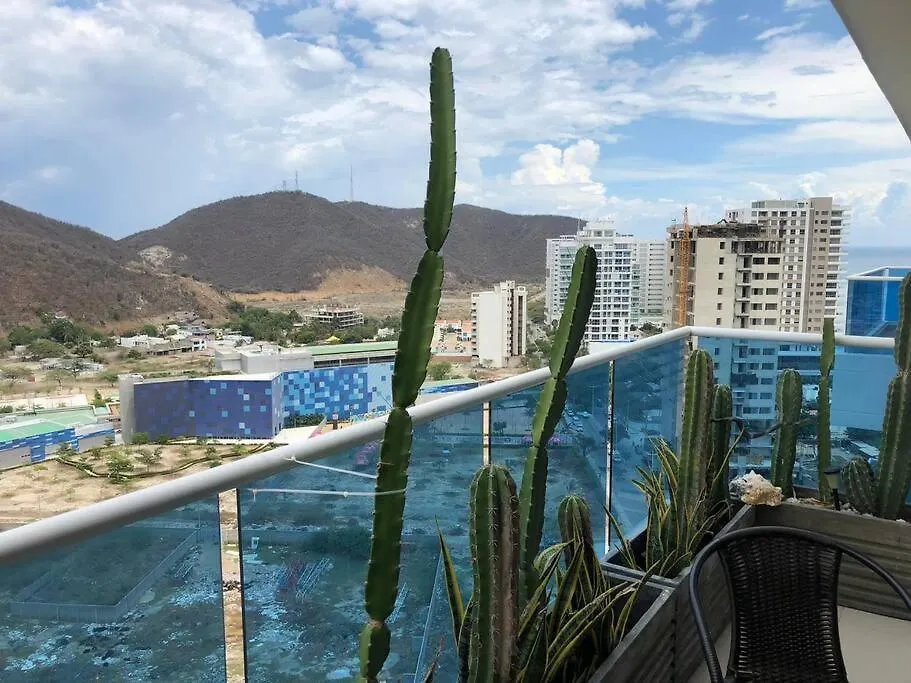 Διαμέρισμα Hermoso Apartamento Con Ingreso Directo A La Playa Σάντα Μάρτα
