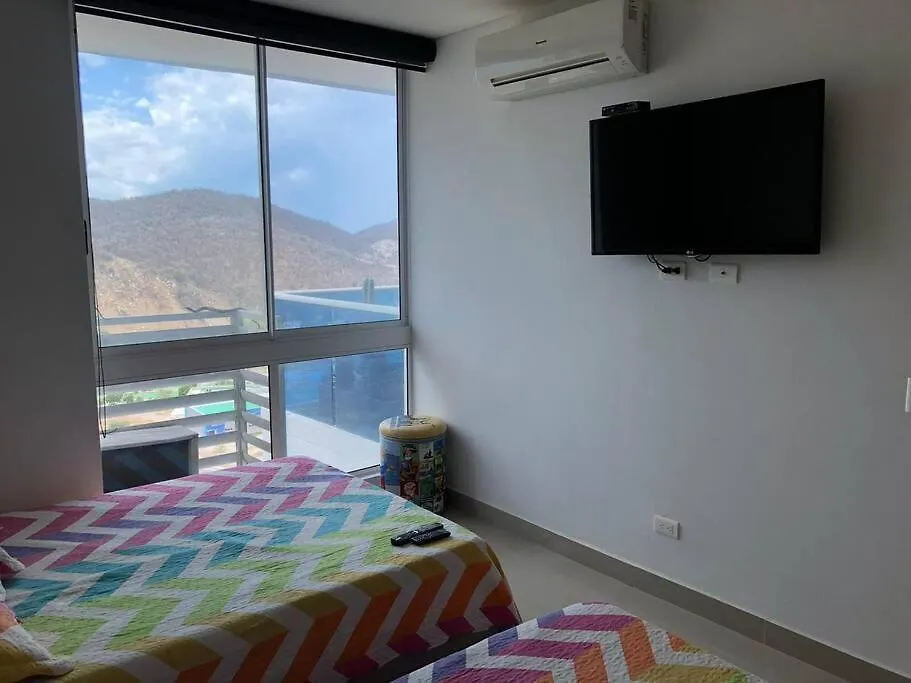 Hermoso Apartamento Con Ingreso Directo A La Playa Santa Marta  Colombia